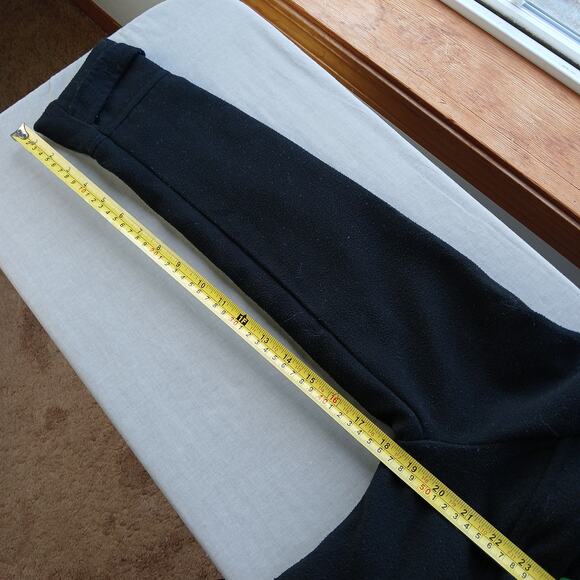 Iris Basic Black Double Breasted Peacoat Juniors M Repaired Vintage Y2K skirted - Picture 13 of 16